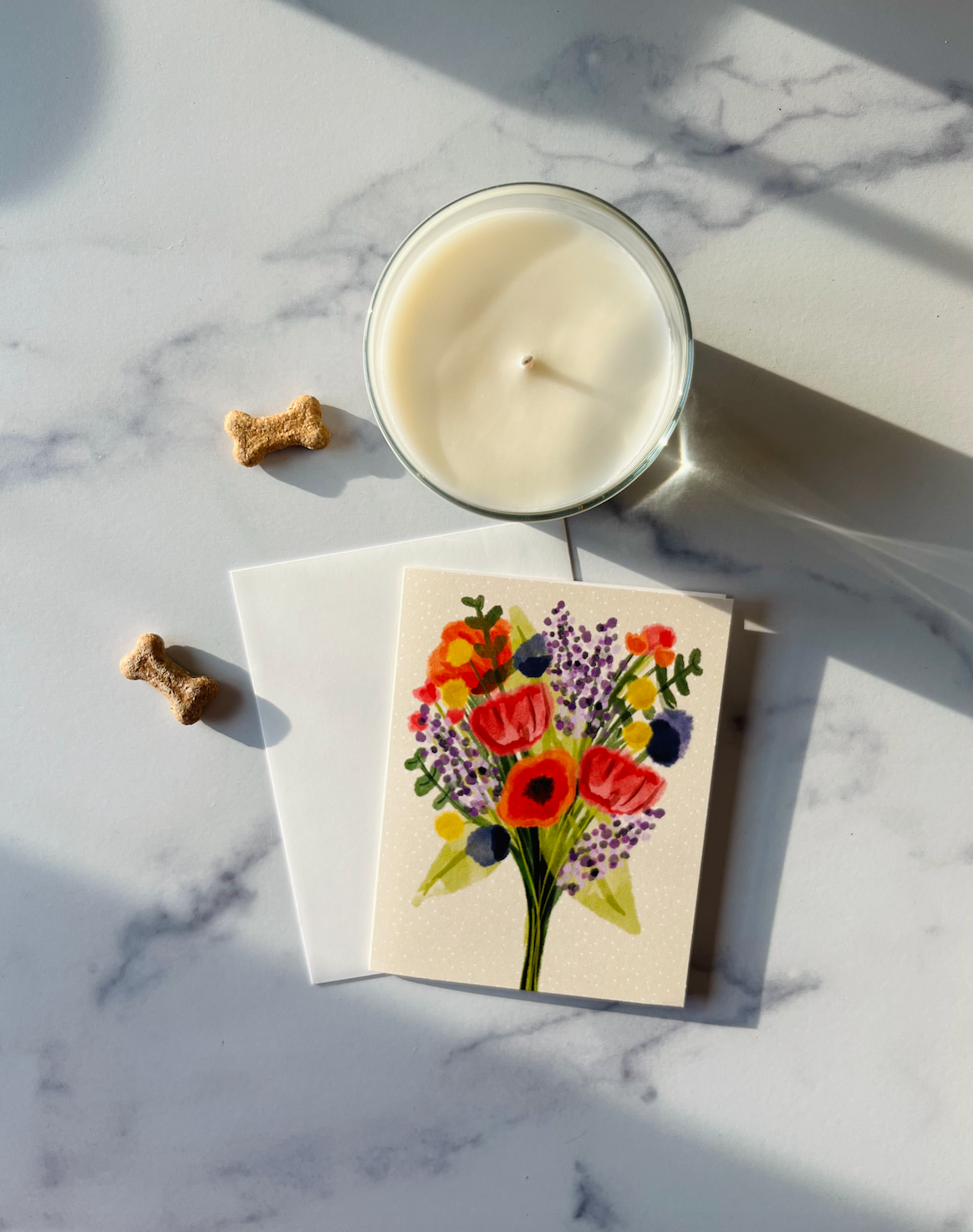 Flower Bouquet - Greeting Card