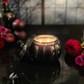 Black Glass Pumpkin Candle
