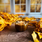 Mini Glass Pumpkin Candle