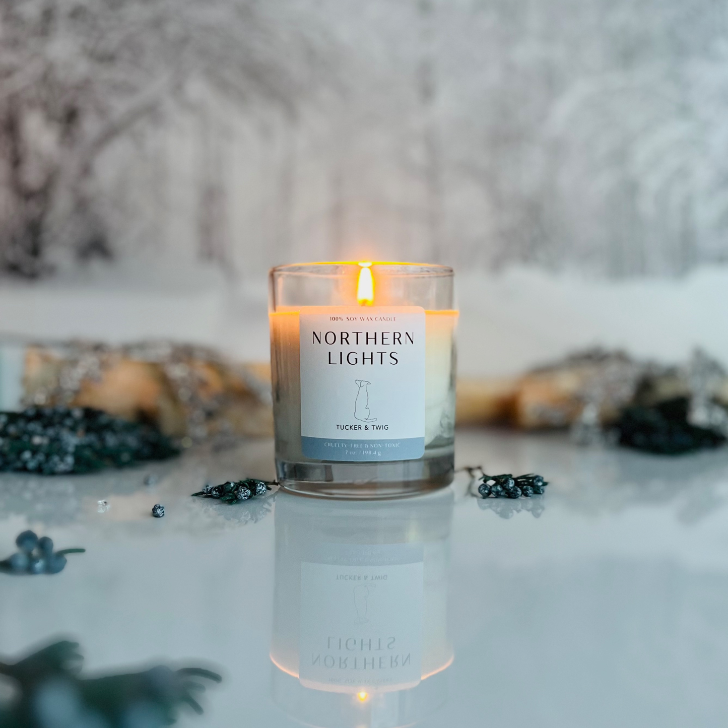 Northern Lights Candle