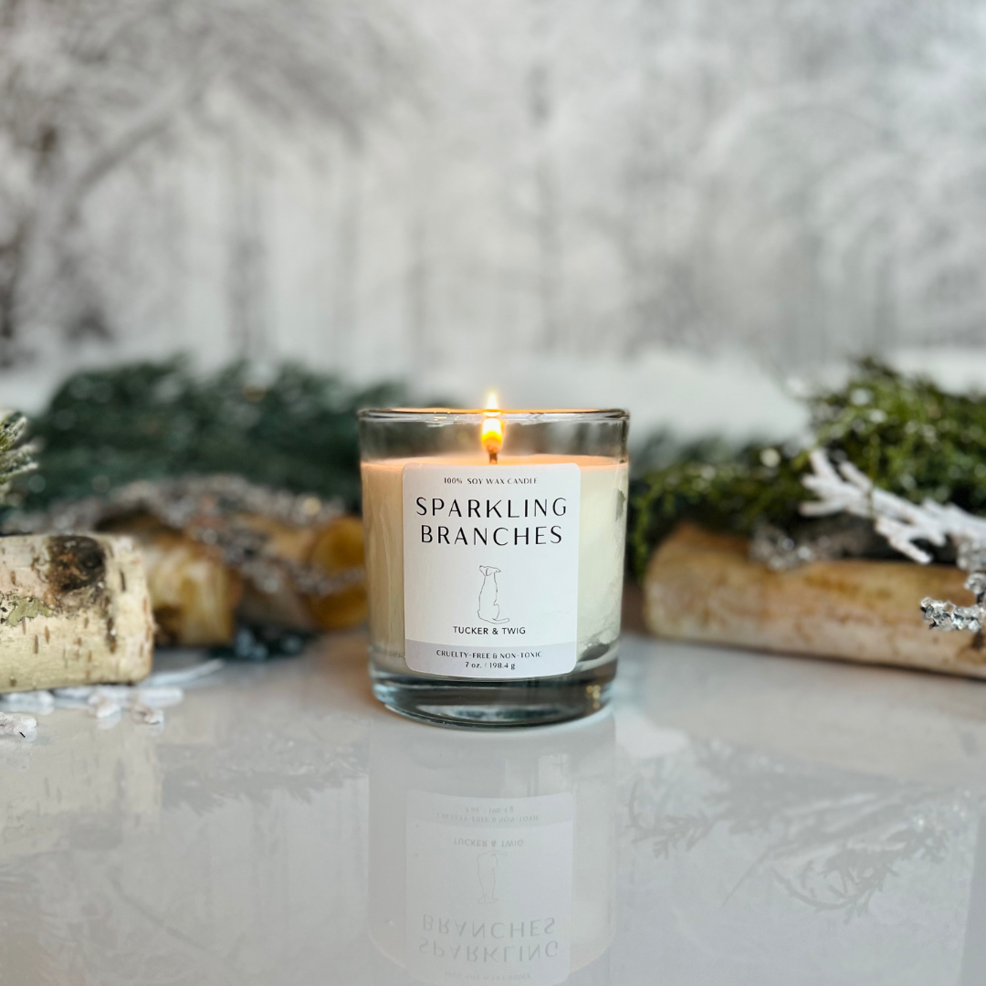 Sparkling Branches Candle