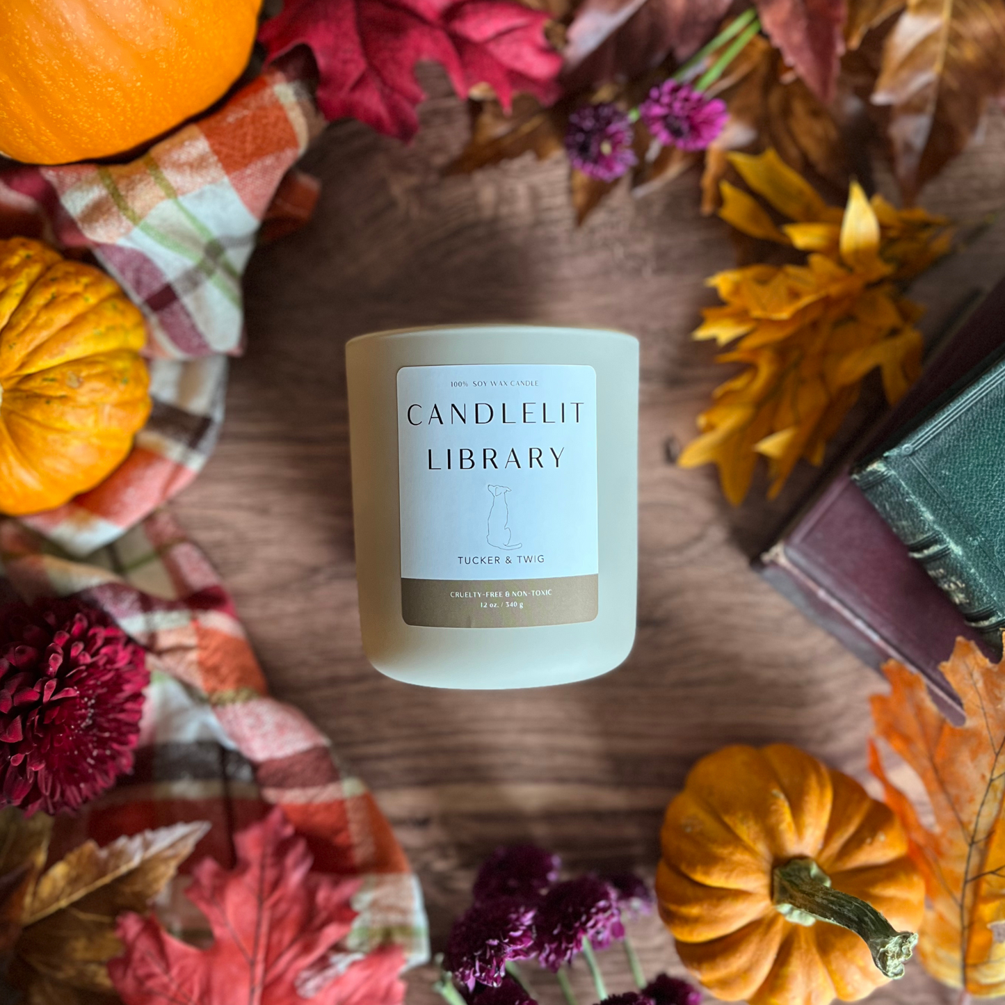 Candlelit Library