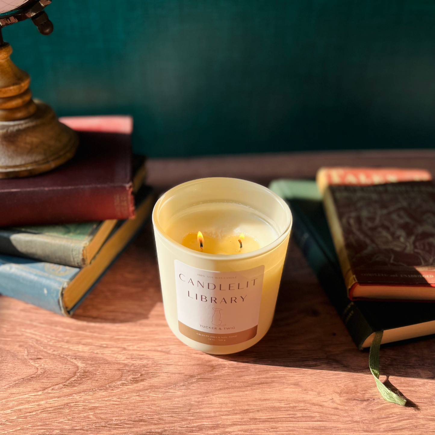 Candlelit Library