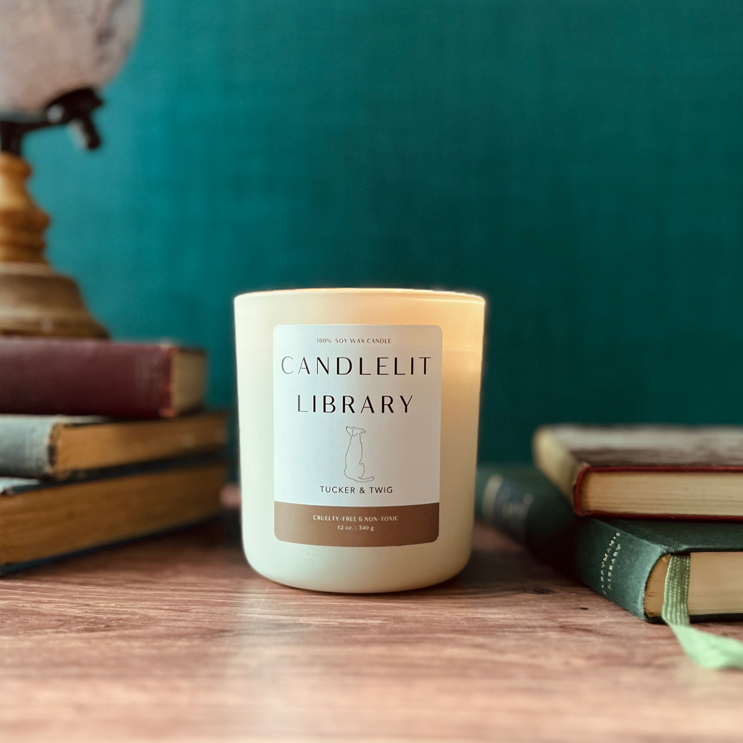 Candlelit Library
