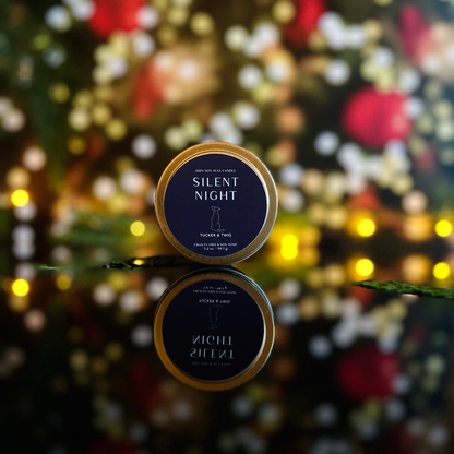 Silent Night 4 oz Candle Tin