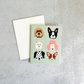 Dog Faces - Greeting Card